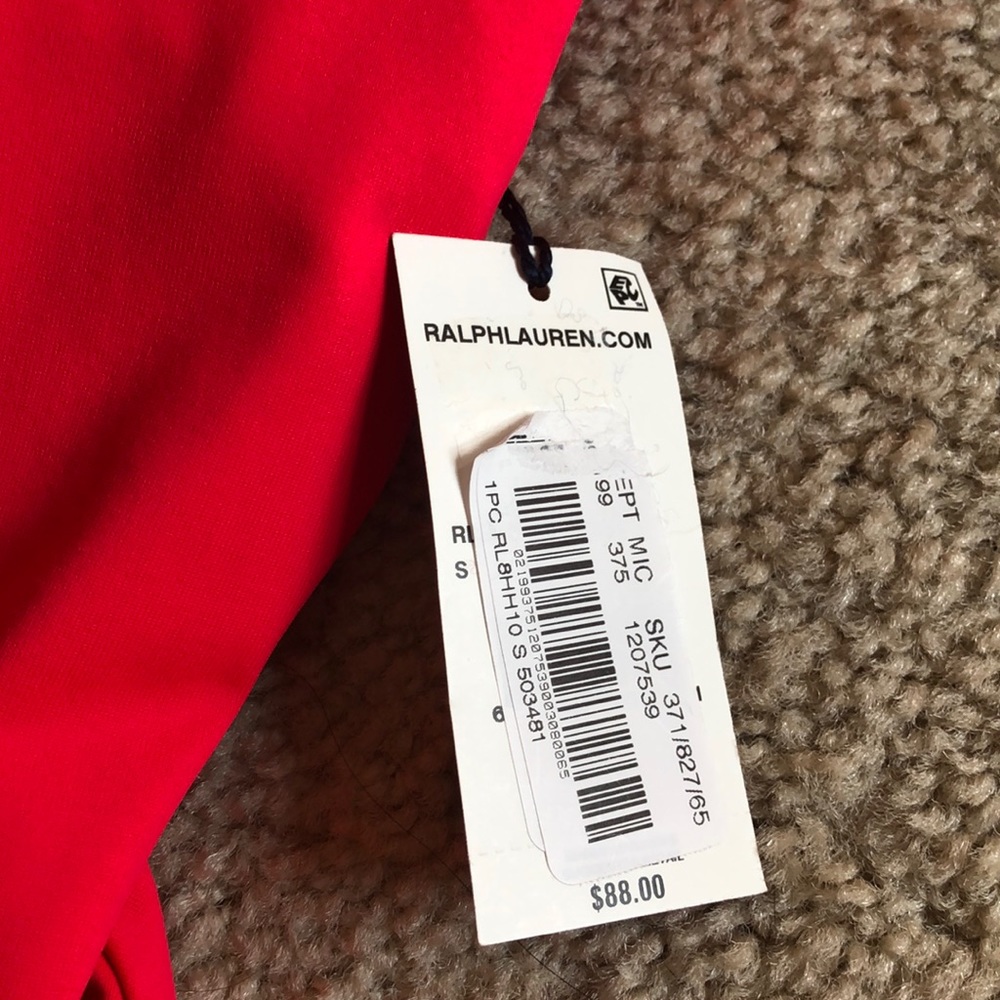New! Polo Ralph Lauren Scoop back one piece -S - Picture 5 of 8